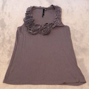 Bellatrix floral ruffle tank